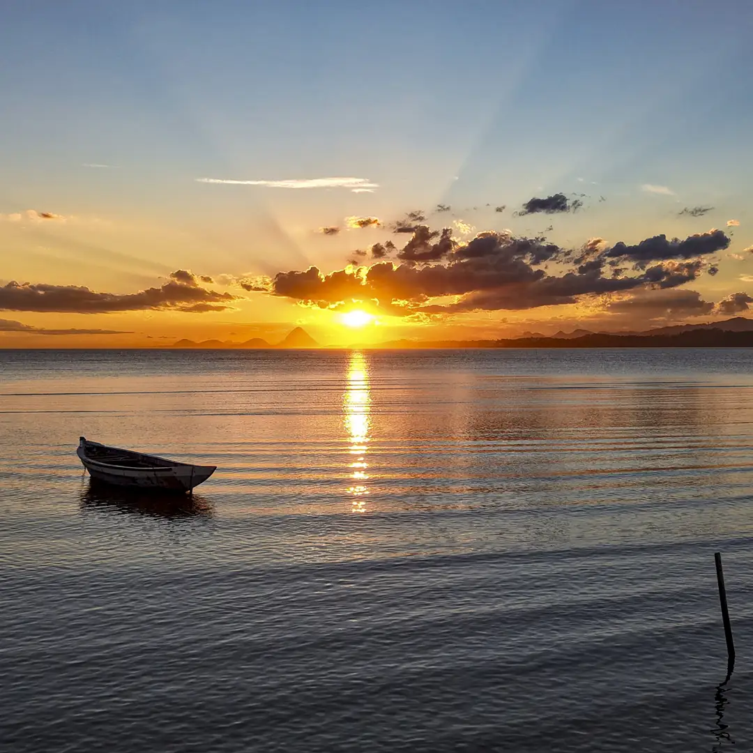 Foto do por do sol em Anchieta